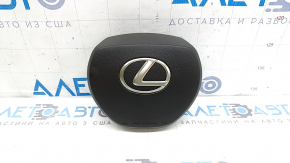 Подушка безопасности airbag в руль водительская Lexus RX350 RX450h 13-15 рест черная, царапины