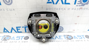 Подушка безопасности airbag в руль водительская Lexus RX350 RX450h 13-15 рест черная, царапины