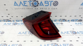 Фонарь внешний крыло левый Hyundai Sonata 20-23 галоген, нет фрагмента