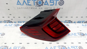 Фонарь внешний крыло левый Hyundai Sonata 20-23 галоген, нет фрагмента