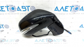 Ansamblu oglindă retrovizoare dreapta pentru Lexus RX350 RX450h 10-15, 15 pini, reglare automată a intensității luminii, semnalizare, iluminare din spate, negru, bare de protecție