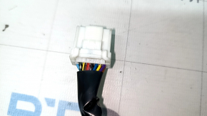 Ansamblu oglindă retrovizoare dreapta pentru Lexus RX350 RX450h 10-15, 15 pini, reglare automată a intensității luminii, semnalizare, iluminare din spate, negru, bare de protecție