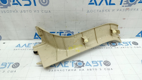Накладка проема багажника правая Lexus RX350 RX450h 10-15 бежевая, потерта