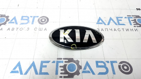 Эмблема значок KIA переднего бампера Kia Niro 17-22 воздух по кромке, тычки, сломана направляйка
