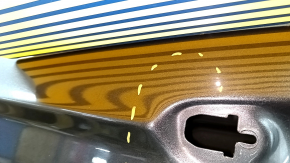 Ansamblu ușă stânga față pentru Ford Fusion mk5 13-20 hibrid, UX argintiu, zgârietură, capac mâner ușă lipsă, crăpături în ornamente, zgârieturi pe ornament