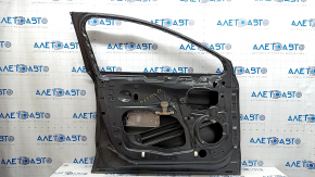 Ansamblu ușă stânga față pentru Ford Fusion mk5 13-20 hibrid, UX argintiu, zgârietură, capac mâner ușă lipsă, crăpături în ornamente, zgârieturi pe ornament
