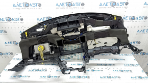 Торпедо передняя панель с AIRBAG Lexus RX350 RX450h 10-15 коричневая