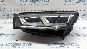Фара передняя левая в сборе Audi Q5 80A 18-20 LED, выгорание LED