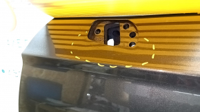 Ansamblu ușă stânga față pentru Ford Fusion mk5 13-20 hibrid, grafit J7, 2 mulaje cromate, mâner fără cheie cu crom, cu cod, îndoitură, zgârieturi și crăpături în ornamente