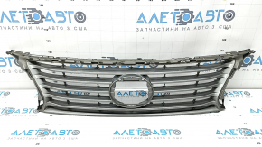 Решетка радиатора grill Lexus RX350 RX450H 13-15 рест, без эмблемы и хром молдинга, царапина