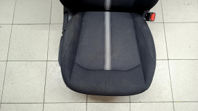 Пассажирское сиденье Hyundai Sonata 20-22 без airbag, механическое, ткань черная с серым, под химчистку