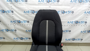 Пассажирское сиденье Hyundai Sonata 20-22 без airbag, механическое, ткань черная с серым, под химчистку