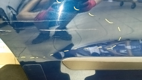 Дверь в сборе задняя правая Kia Niro 17-22 тонировка, синий C3U, царапины, тычка