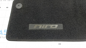 Коврик салона передний правый ткань Kia Niro 17-22 HEV, PHEV черный, под химчистку