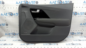 Ornamente ușă dreapta față pentru Kia Niro 17-22, gri, Harman Kardon, inserție neagră lucioasă, cotieră din piele, cu mufă