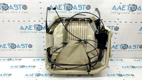 Pernă banchetă spate dreapta, rândul 2, Lexus RX350 RX450h 10-12, piele bej, perforată, curățabil chimic