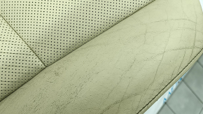 Pernă banchetă spate dreapta, rândul 2, Lexus RX350 RX450h 10-12, piele bej, perforată, curățabil chimic