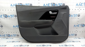 Panou ornamental ușă față stânga pentru Kia Niro 17-22, gri, Harman Kardon, cu memorie scaun, inserție neagră lucioasă, cotieră din piele, cu mufă, lovituri, zgârieturi