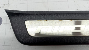 Накладка порога задняя правая внешняя Kia Niro 17-22 хром, коррозия хрома