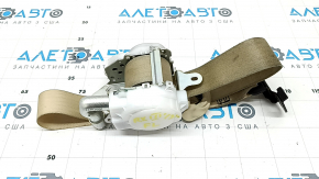 Centură de siguranță șofer pentru Lexus RX350 RX450h 13-14, bej, deteriorare din cauza apei, nu se retrage, necesită curățare