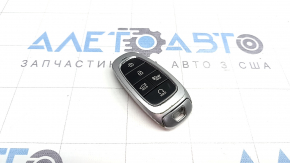 Cheie cu 5 butoane Hyundai Sonata 20-23, fără cheie digitală, uzată
