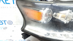 Фара передняя правая в сборе Lexus RX450h 13-15 рест LED + галоген, 3 линзы, под полировку