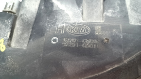 Противотуманная фара птф левая Kia Niro 17-19 HEV, PHEV под полировку, поврежден отражатель, треснут корпус, влага под стеклом