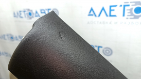Panou ușă spate dreapta pentru Lexus RX350 RX450h 13-15 bej și maro, cu inserție din piele bej, cotieră din piele, fără tweeter, cu mâner, rupturi, zgârieturi