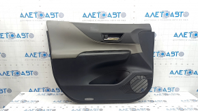 Garnitura portiere fata stanga Toyota Venza 21- LE, piele XLE, negru-gri, zgarieturi, rupere, de curatat