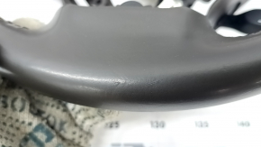 Руль голый Lexus RX350 RX450h 13-15 рест кожа коричневая с деревом, без кнопок, царапины, отклеилась кожа