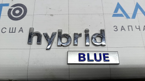 Эмблема надпись HYBRID BLUE крышки багажника Hyundai Sonata 20-23