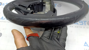 Руль голый Kia Niro 17-19 HEV, PHEV кожа черная с подогревом, без кнопок, под перешив