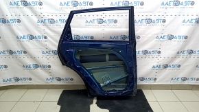 Ușă spate stânga albastră C3U pentru Kia Niro 17-22 cu ornament superior cromat, îndoită, cute, zgârieturi