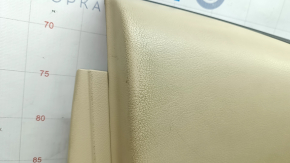 Panou ușă stânga față pentru Lexus RX350 RX450h 13-15, bej cu inserție din piele bej, cotieră din piele bej, cu mâner, fără scârțâitor, necesită curățare, zgârieturi, rupturi, îndoit