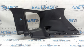 Ornamente montan spate dreapta Mitsubishi Outlander 22-26, negre, pentru 3 rânduri de scaune, cu mufă, zgârieturi