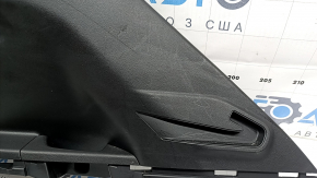 Ornamente montan spate dreapta Mitsubishi Outlander 22-26, negre, pentru 3 rânduri de scaune, cu mufă, zgârieturi