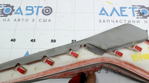 Tapițerie consolă centrală stânga sus Mitsubishi Outlander 22-23, piele gri, curățabil chimic, decojită