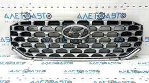 Grilă radiator Hyundai Santa FE 21-23 cu insignă, cromată sub cameră