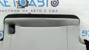 Подушка заднего ряда сидений 3 ряд левая Mitsubishi Outlander 22-26 кожа серая, под химчистку
