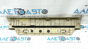 Накладка порога передняя левая Lexus RX350 RX450h 10-15 бежевая, с хромированной накладкой, царапины, вмятины, сломано крепление