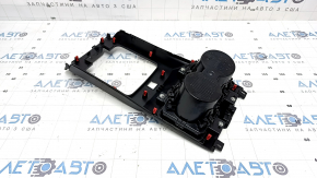 Ornamente consolă centrală Mitsubishi Outlander 22-26 cu suporturi pentru pahare, negru, zgârieturi