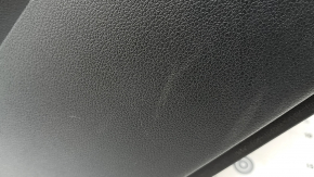 Panou ornamental ușă, spate stânga, Hyundai Santa FE 21-23, negru, sub cortină, Harman Kardon, cu încălzitor, inserție și cotieră, piele neagră, necesită curățare, zgârieturi