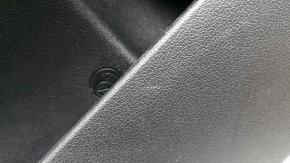 Panou ornamental ușă, spate stânga, Hyundai Santa FE 21-23, negru, sub cortină, Harman Kardon, cu încălzitor, inserție și cotieră, piele neagră, necesită curățare, zgârieturi