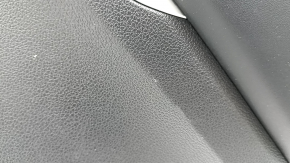 Panou ornamental ușă, spate dreapta, Hyundai Santa FE 21-23, negru, sub cortină, Harman Kardon, cu încălzitor, inserție și cotieră, piele neagră, lovituri, zgârieturi