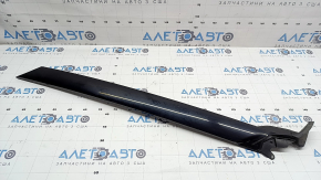 Ornament montan față, exterior, dreapta față, Land Rover Range Rover Velar 18-23, negru lucios
