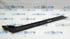 Ornament montan față, exterior, dreapta față, Land Rover Range Rover Velar 18-23, negru lucios