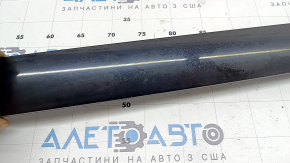 Ornament montan față, exterior, dreapta față, Land Rover Range Rover Velar 18-23, negru lucios