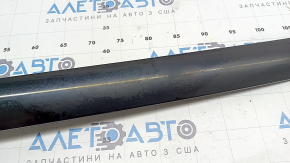 Ornament montan față, exterior, dreapta față, Land Rover Range Rover Velar 18-23, negru lucios