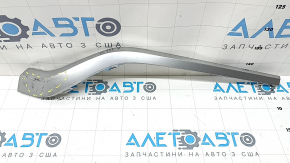 Молдинг решетки радиатора grill левый Hyundai Santa FE 21-23 хром, царапины, трещина