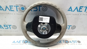 Руль голый BMW i3 14-21 кожа серая, царапины, трещина, под чистку
